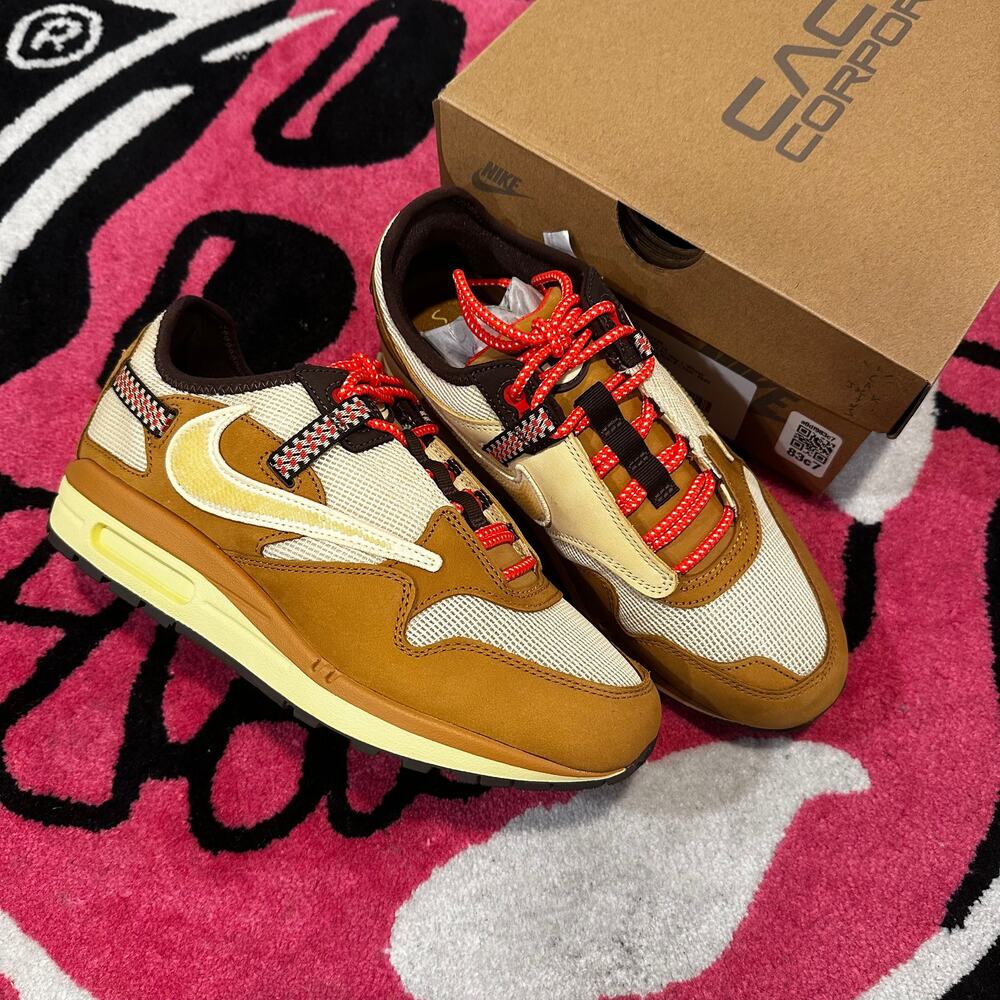 Nike Air Max 1 Travis Scott Cactus Jack Baroque Brown –Size 8
